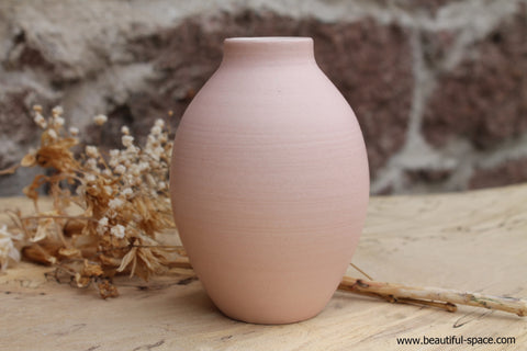 Living Room - Shell Pink Oval Vase